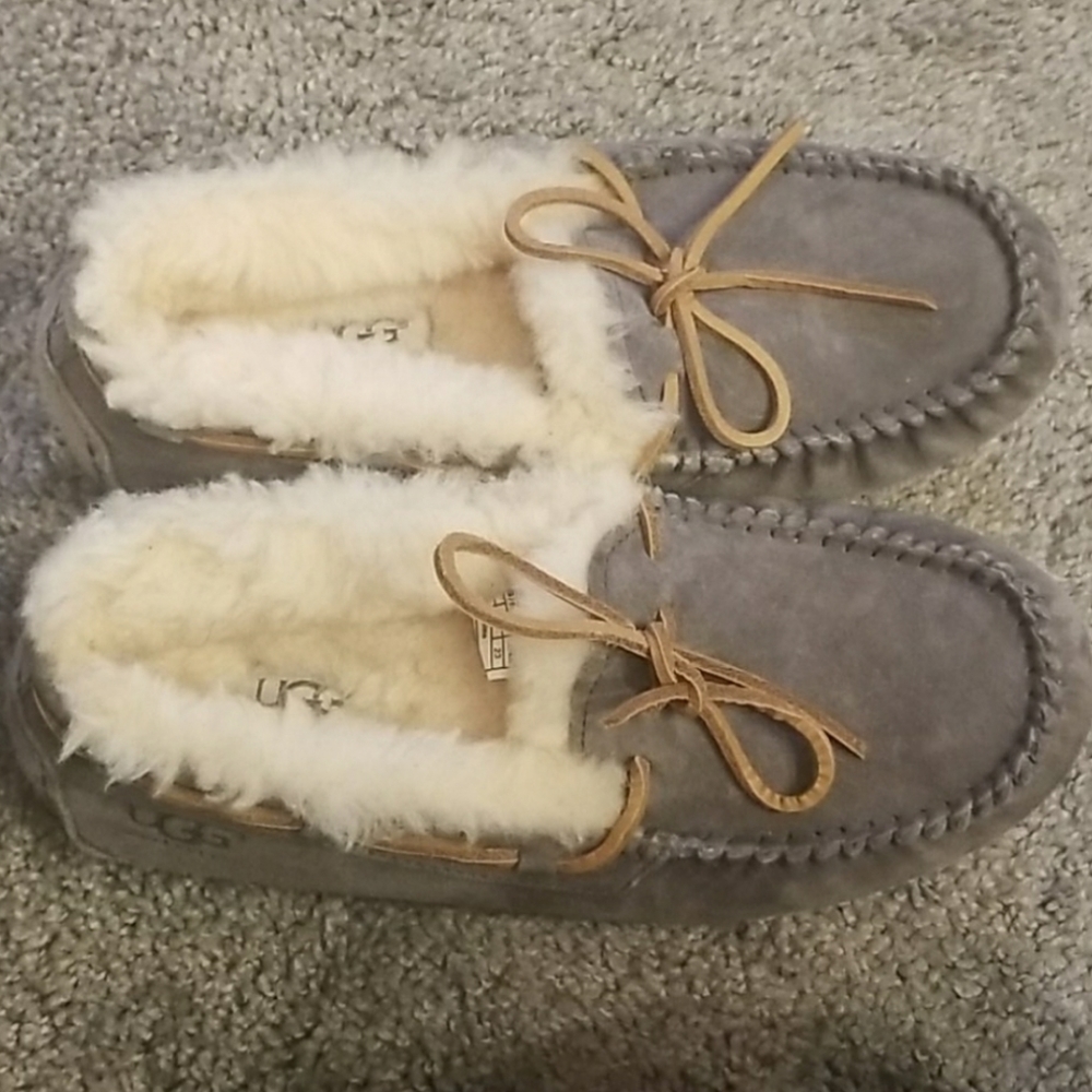 NWOT ugg Dakota grey size 6 women's slipper